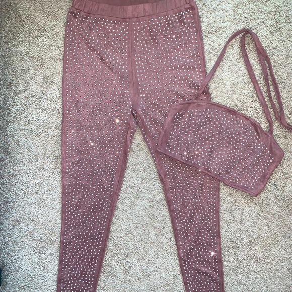 “Pink Dreams” faux suede - Picture 1 of 7